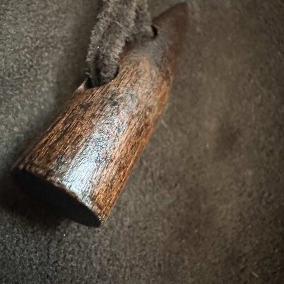 Vintage Jones New York Country Brown Suede Sheepskin Toggle Button  Chore Coat S - Picture 5 of 8